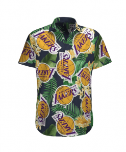 LOS ANGELES LAKERS BASKETBALL HAWAIIAN SHIRT