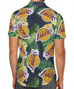 LOS ANGELES LAKERS BASKETBALL HAWAIIAN SHIRT