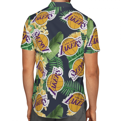 LOS ANGELES LAKERS BASKETBALL HAWAIIAN SHIRT