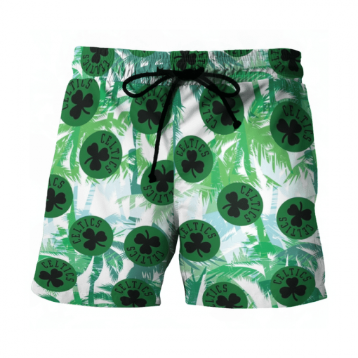 BOSTON CELTICS BASKETBALL BEACH SHORTS