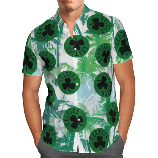 BOSTON CELTICS BASKETBALL HAWAIIAN SHIRT