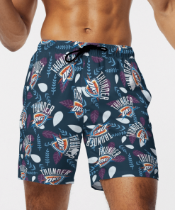 OKLAHOMA CITY THUNDER BASKETBALL BEACH SHORTS