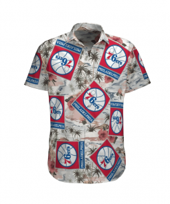 PHILADELPHIA 76ERS BASKETBALL HAWAIIAN SHIRT