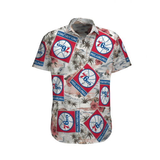 PHILADELPHIA 76ERS BASKETBALL HAWAIIAN SHIRT