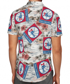 PHILADELPHIA 76ERS BASKETBALL HAWAIIAN SHIRT