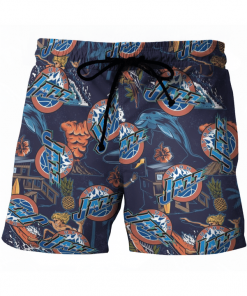 UTAH JAZZ BASKETBALL BEACH SHORTS