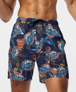 UTAH JAZZ BASKETBALL BEACH SHORTS