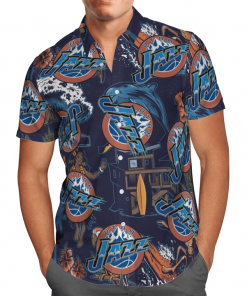 UTAH JAZZ BASKETBALL HAWAIIAN SHIRT