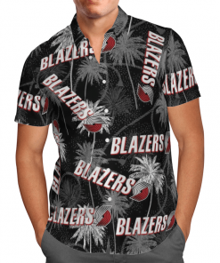 PORTLAND TRAIL BLAZERS BASKETBALL HAWAIIAN SHIRT