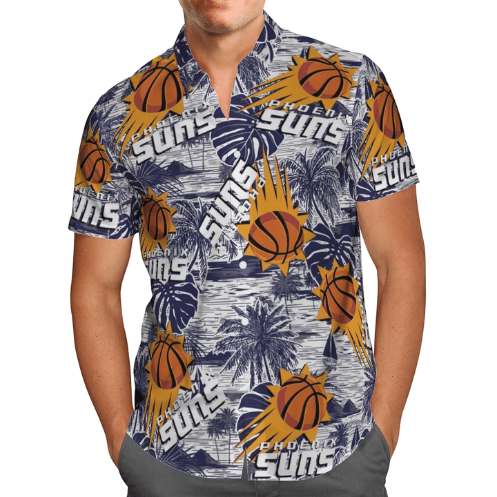 PHOENIX SUNS BASKETBALL HAWAIIAN SHIRT - Q-Finder Trending Design T Shirt