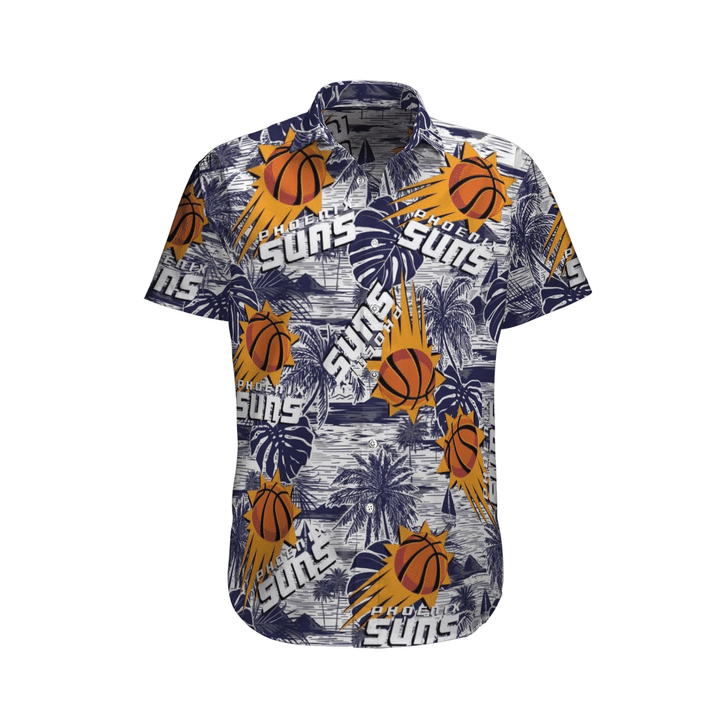 PHOENIX SUNS BASKETBALL HAWAIIAN SHIRT - Q-Finder Trending Design T Shirt