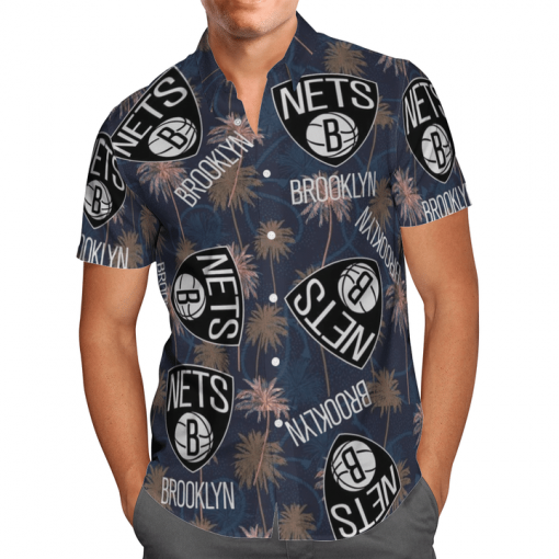 BROOKLYN NETS BASKETBALL HAWAIIAN SHIRT