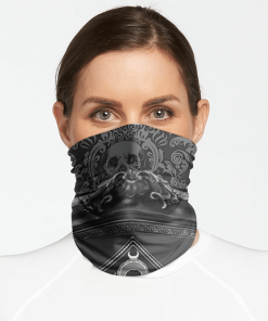 NEVER TRUST THE LIVING FABRIC FACE MASK NECK GAITER