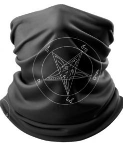 SIGIL OF BAPHOMET FACE MASK NECK GAITER