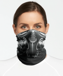 MASK GAS DRAWING FACE MASK NECK GAITER