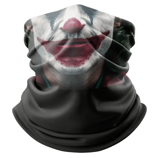 JOKER FACE MASK NECK GAITER