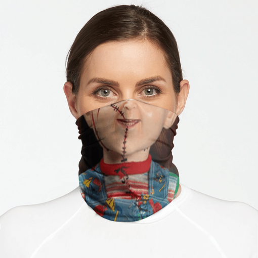 CHUCKY FACE MASK NECK GAITER