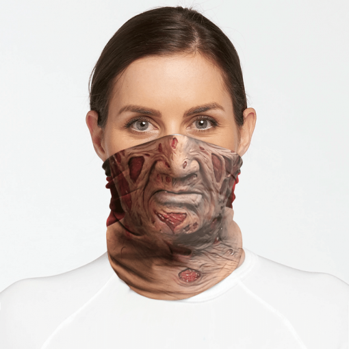 FREDDY KRUEGER FACE MASK NECK GAITER