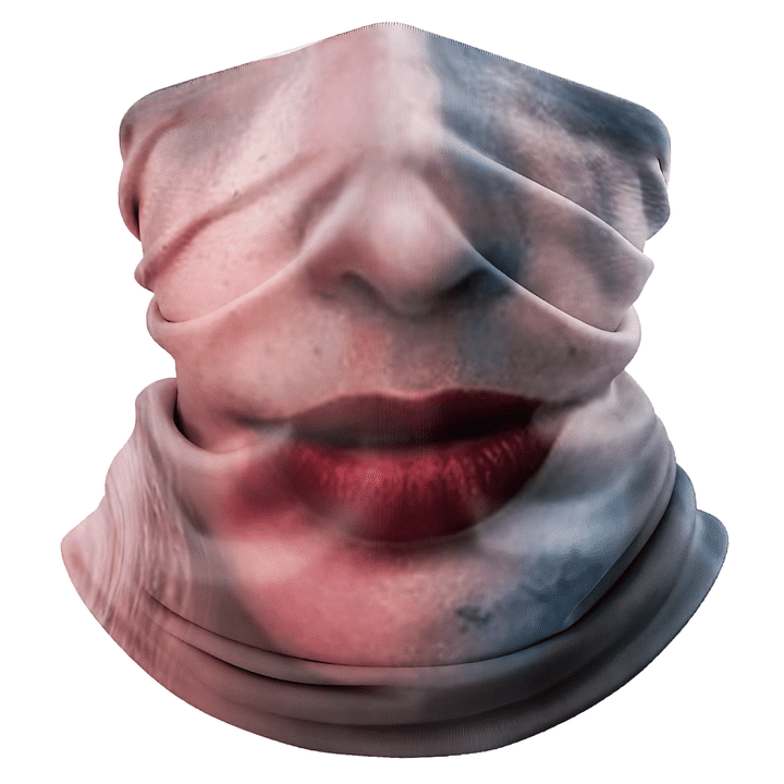 harley quinn neck gaiter