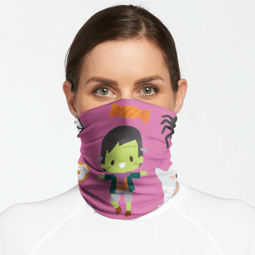 KAWAII CUTE HALLOWEEN FACE MASK NECK GAITER