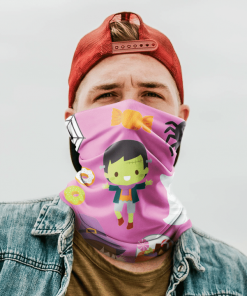 KAWAII CUTE HALLOWEEN FACE MASK NECK GAITER