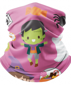 KAWAII CUTE HALLOWEEN FACE MASK NECK GAITER