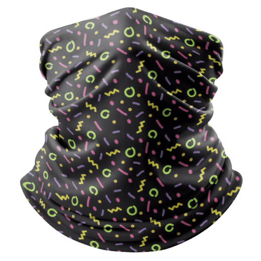 MEMPHIS 80'S STYLE FACE MASK NECK GAITER