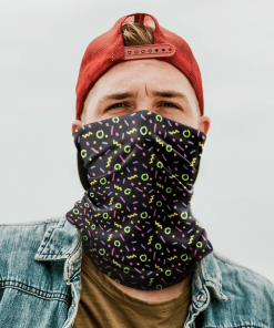 MEMPHIS 80'S STYLE FACE MASK NECK GAITER