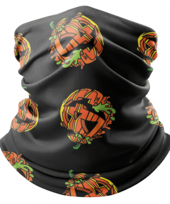 RADBALLS HALLOWEEN PUMPKIN FACE MASK NECK GAITER