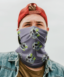 RADBALLS HALLOWEEN SKULL FACE MASK NECK GAITER