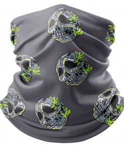 RADBALLS HALLOWEEN SKULL FACE MASK NECK GAITER