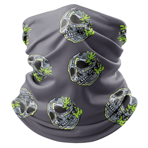 RADBALLS HALLOWEEN SKULL FACE MASK NECK GAITER