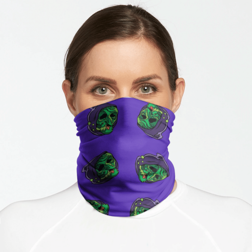 RADBALLS HALLOWEEN WITCH FACE MASK NECK GAITER