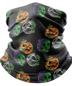 RADBALLS HAPPY HALLOWEEN FACE MASK NECK GAITER