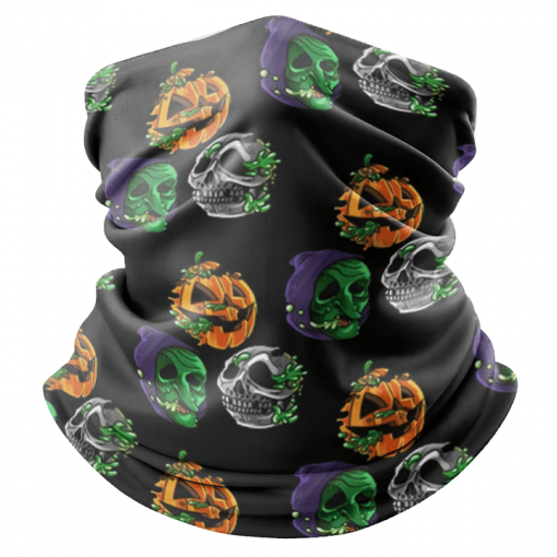 RADBALLS HAPPY HALLOWEEN FACE MASK NECK GAITER