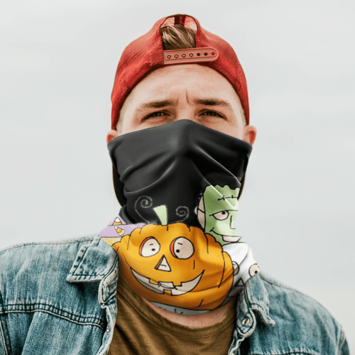 TRICK OR TREAT FACE MASK NECK GAITER