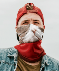 GRUMPY FACE MASK NECK GAITER