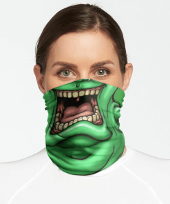 SLIME GHOST FACE MASK NECK GAITER