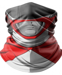 RED RANGER FACE MASK NECK GAITER