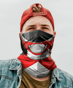 RED RANGER FACE MASK NECK GAITER