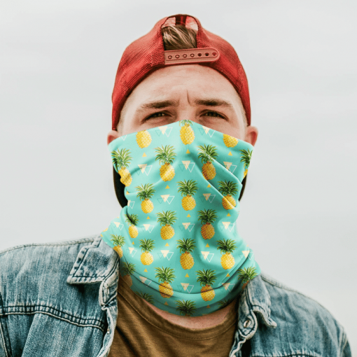 PINEAPPLE FACE MASK NECK GAITER