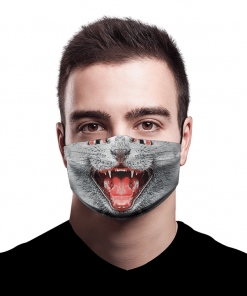 CAT LOVER FUNNY FACE PET PORTRAIT CUTE PUPPY ANIMALS GIFTS SAFE FACE PROTECTION COVERING MEN WOMEN