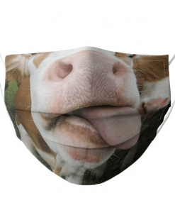 COW LOVER FUNNY FACE MILK PET CUTE ANIMALS GIFTS WITH TONGUE LICKING MASK