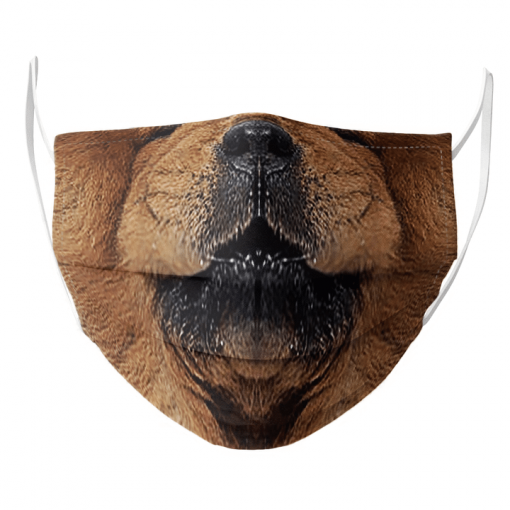 GROWLING COOL CHOW CHOW DOG FACE MASK