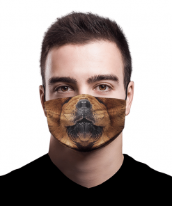 GROWLING COOL CHOW CHOW DOG FACE MASK