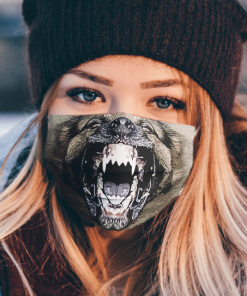 KILLER DOG VIOLENT ANGRY BARING TEETH FACE MASK