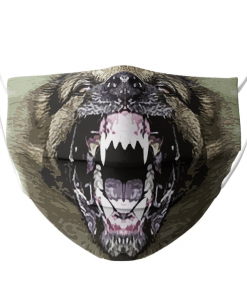 KILLER DOG VIOLENT ANGRY BARING TEETH FACE MASK