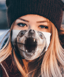 SCREAMING CHIHUAHUA DOG FACE MASK