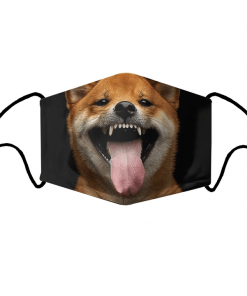 SHIBA INU DOG LOVER FUNNY FACE PET JAPAN FACE MASK