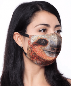 SLOTH FUN FACE SLOWLY LOVER FUNNY FACE MASK